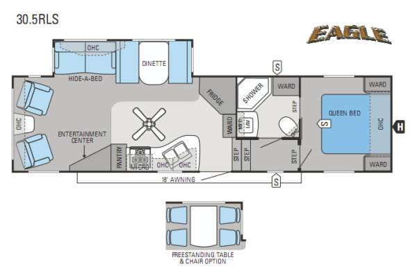 Floorplan - 2013 Jayco Eagle 30 5RLS