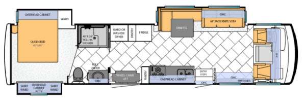 Floorplan - 2013 Newmar Canyon Star 3911