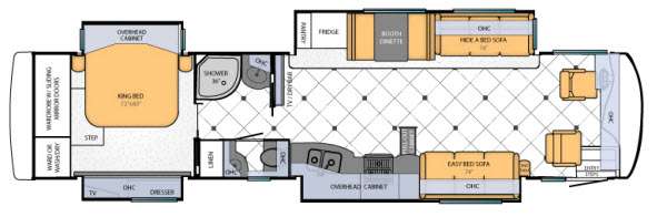 Floorplan - 2013 Newmar Ventana 4038