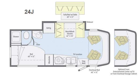 2014 Winnebago view 24j