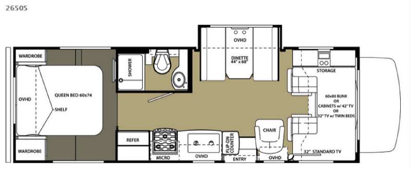 Used 2015 Forest River RV Sunseeker 2650S Ford Motor Home Class C at ...