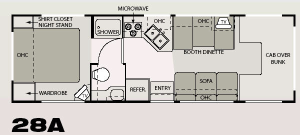 Used 2005 Four Winds RV Four Winds 28A Motor Home Class C at Pontiac RV ...