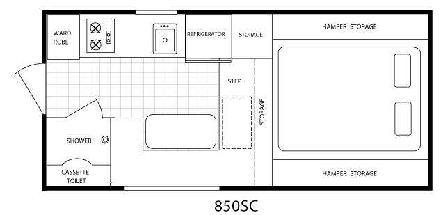 Floorplan - 2015 RC Willett Inc Northstar 850SC