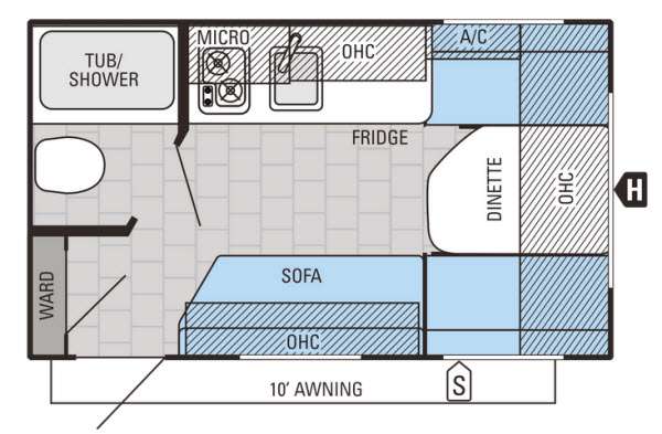 Floorplan - 2015 Jayco Jay Flight SLX 145RB