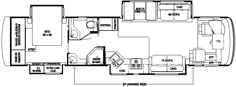 Used 2007 Newmar Ventana 3936 Motor Home Class A - Diesel at Holiday ...