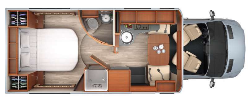 Floorplan - 2015 Leisure Travel Unity U24IB