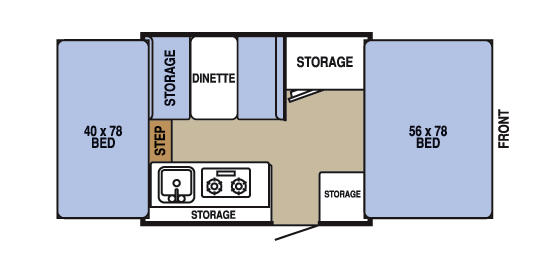 Floorplan - 2007 Starcraft  Series 1701