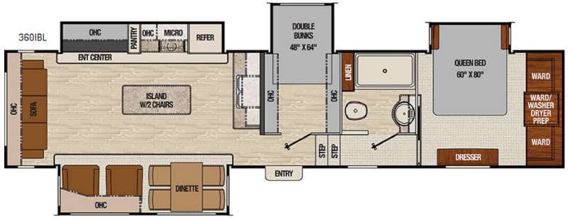 Floorplan - 2016 Coachmen RV Chaparral 360IBL