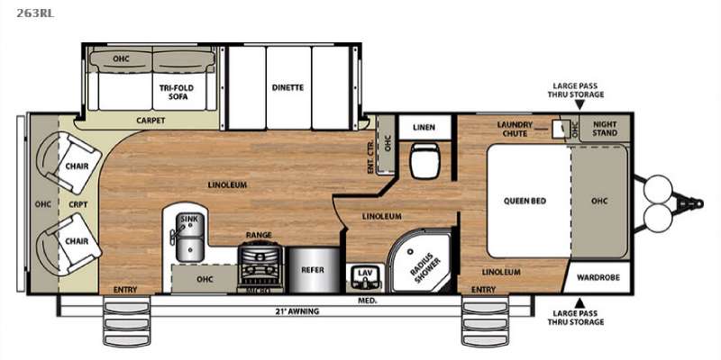 Floorplan - 2016 Forest River RV Salem Hemisphere Lite 263RL