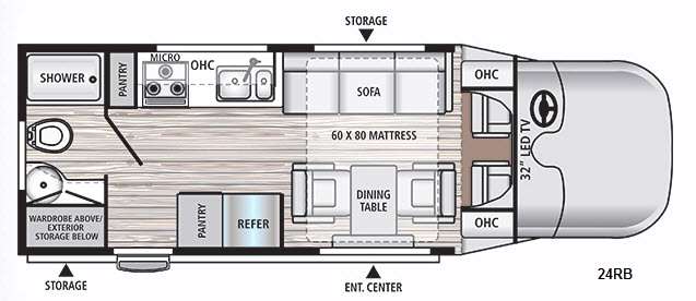 Floorplan - 2016 Dynamax REV 24RB
