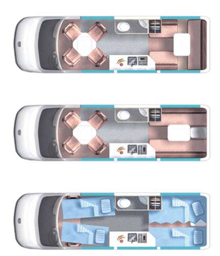 Floorplan - 2016 Roadtrek Adventurous RS