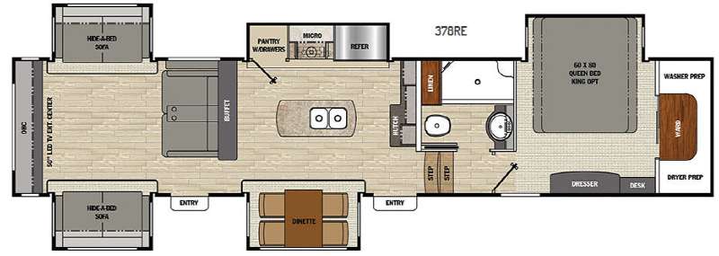 Used 2016 Coachmen RV Brookstone 378RE Fifth Wheel at RV City