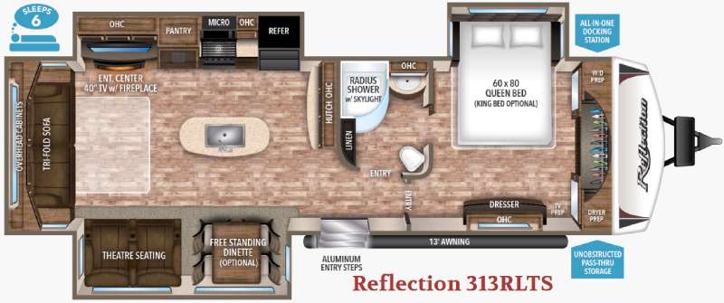 2017 Grand Design RV reflection 313rlts