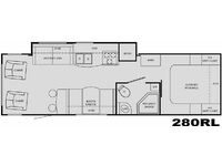 Sundance XLT 280RL Floorplan Image