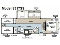 Used 2008 Forest River RV Rockwood Signature Ultra Lite 8317SS image