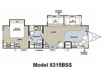 Used 2009 Forest River RV Rockwood Signature Ultra Lite 8315BSS image