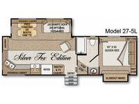 Arctic Fox 27-5L Floorplan