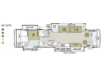 Phaeton 40 QTH Floorplan