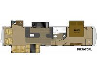 Bighorn 3670RL Floorplan