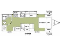 Freedom Express 242RBS Floorplan