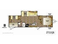 Zinger ZT32QB Floorplan Image