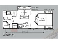 Koala 21CS Floorplan Image