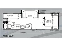 Koala 25DS Floorplan