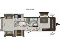 Cougar High Country 321RES Floorplan