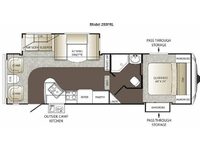 Sydney 288FRL Floorplan