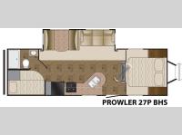 Prowler 27P BHS Floorplan