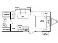 Shadow Cruiser S-195WBS Floorplan