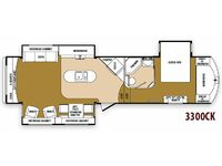 Raven 3300CK Floorplan