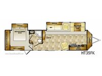 Used 2012 CrossRoads RV Hampton HT35FK image