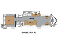 V-Cross Classic 29VCFL Floorplan Image