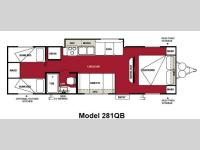 Used 2013 Forest River RV Wildwood X-Lite 281QBXL image