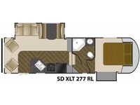 Sundance XLT 277RL Floorplan