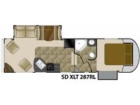 Sundance XLT 287RL Floorplan Image