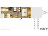 Z 1 ZT218TD Floorplan Image