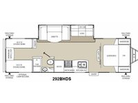 Freedom Express 292BHDS Floorplan Image