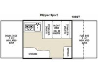 Used 2013 Coachmen RV Clipper Camping Trailers 106ST Sport image