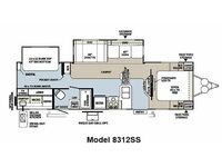 Rockwood Signature Ultra Lite 8312SS Floorplan