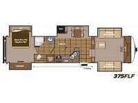 Mountaineer 375FLF Floorplan Image