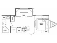 Fun Finder X X-214 WSD Floorplan Image