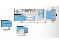 Jay Flight 26BH Floorplan Image