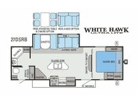 White Hawk 27DSRB Floorplan Image
