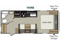 Passport 195RB Floorplan Image