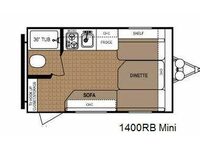 Used 2013 Dutchmen RV Aspen Trail 1400RB Mini image