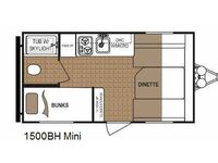 Aspen Trail 1500BH Mini Floorplan