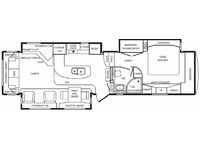 Mobile Suites 38TKSB3 Floorplan