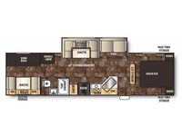 Cherokee 284BH Floorplan Image